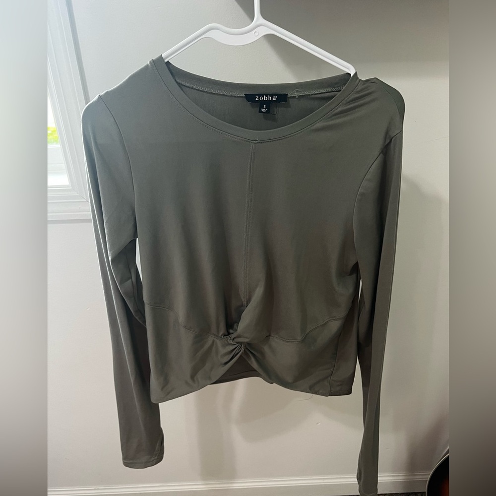 Womens tie knot long sleeve